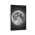 Olla 14705D Gece Gökyüzü Görseli Dikey Kanvas Tablo (Ölçü: 70X105)