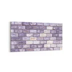 Olla 17410YD Taş / Tuğla Görseli Yatay Dar Kanvas Tablo (Ölçü: 60X30)