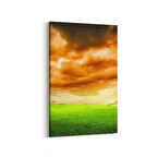 Olla 16024D Günbatımı Görseli Dikey Kanvas Tablo (Ölçü: 80X120)