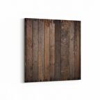 Olla 11971K Ahşap Desen Görseli Kare Kanvas Tablo (Ölçü: 25X25)