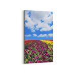 Olla 13978DD Doğa / Manzara Görseli Dikey Dar Kanvas Tablo (Ölçü: 60X120)