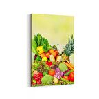 Olla 15155D Gıda Görseli Dikey Kanvas Tablo (Ölçü: 60X90)