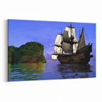 Olla 12305Y Araç Görseli Yatay Kanvas Tablo (Ölçü: 30X20)