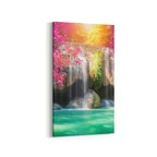 Olla 13969DD Doğa / Manzara Görseli Dikey Dar Kanvas Tablo (Ölçü: 30X60)