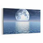 Olla 14756Y Gece Gökyüzü Görseli Yatay Kanvas Tablo (Ölçü: 90X60)