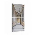 Olla 18958KD Yapı Görseli Kare 2'li Dikey Kanvas Tablo (Ölçü: 30X65)