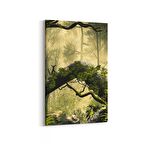 Olla 14343D Doğa / Manzara Görseli Dikey Kanvas Tablo (Ölçü: 100X150)