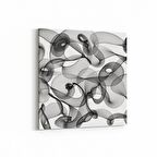 Olla 10175K Abstract Görsel Kare Kanvas Tablo (Ölçü: 30X30)