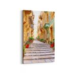 Olla 17981D Yapı Görseli Dikey Kanvas Tablo (Ölçü: 100X150)