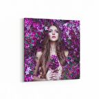 Olla 16990K Model / Manken Görseli Kare Kanvas Tablo (Ölçü: 60X60)