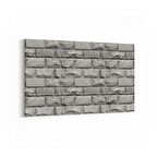 Olla 17381Y Taş / Tuğla Görseli Yatay Kanvas Tablo (Ölçü: 150X100)