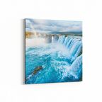 Olla 13626K Doğa / Manzara Görseli Kare Kanvas Tablo (Ölçü: 25X25)