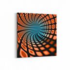 Olla 10248K Abstract Girdap Görsel Kare Kanvas Tablo (Ölçü: 25X25)