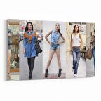 Olla 16896Y Model / Manken Görseli Yatay Kanvas Tablo (Ölçü: 120X80)