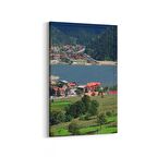 Olla 18889D Yapı Görseli Dikey Kanvas Tablo (Ölçü: 60X90)