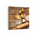 Olla 15118K Gıda Görseli Kare Kanvas Tablo (Ölçü: 25X25)