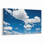 Olla 15531Y Gökyüzü Bulut Görseli  Yatay Kanvas Tablo (Ölçü: 45X30)