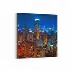 Olla 18425K4 Yapı Görseli Kare 4'lü Kanvas Tablo (Ölçü: 145X145)