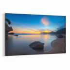 Olla 16001Y Günbatımı Görseli Yatay Kanvas Tablo (Ölçü: 150X100)