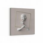 Olla 10005K 3 Boyut Görsel Kare Kanvas Tablo (Ölçü: 30X30)