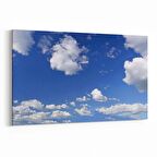 Olla 15578Y Gökyüzü Bulut Görseli  Yatay Kanvas Tablo (Ölçü: 150X100)