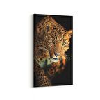 Olla 12511DD Hayvanlar Alemi Görseli Dikey Dar Kanvas Tablo (Ölçü: 30X60)