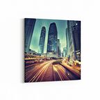 Olla 18361K Yapı Görseli Kare Kanvas Tablo (Ölçü: 25X25)