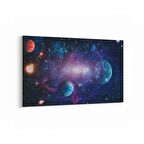 Olla 17689Y Uzay Görseli Yatay Kanvas Tablo (Ölçü: 70X50)
