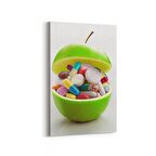 Olla 15031D Gıda Görseli Dikey Kanvas Tablo (Ölçü: 60X90)