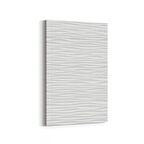 Olla 10452D Beyaz Kabartma Görseli Dikey Kanvas Tablo (Ölçü: 70X105)