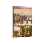 Olla 18670D Yapı Görseli Dikey Kanvas Tablo (Ölçü: 70X105)