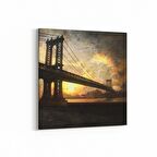 Olla 18744K Yapı Görseli Kare Kanvas Tablo (Ölçü: 60X60)