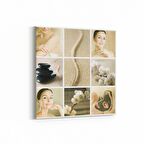 Olla 17093K Spa / Masaj Görseli Kare Kanvas Tablo (Ölçü: 30X30)