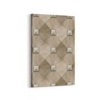 Olla 14935D Geometrik Desen Görseli Dikey Kanvas Tablo (Ölçü: 70X105)
