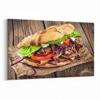 Olla 15021Y Gıda Görseli Yatay Kanvas Tablo (Ölçü: 120X80)