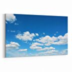 Olla 15448Y Gökyüzü Bulut Görseli  Yatay Kanvas Tablo (Ölçü: 150X100)