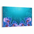 Olla 11679Y Orkide Çiçek Görseli Yatay Kanvas Tablo (Ölçü: 150X100)