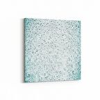 Olla 17215K Su / Damla Görseli Kare Kanvas Tablo (Ölçü: 25X25)