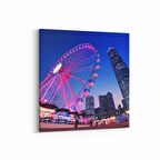 Olla 18926K Yapı Görseli Kare Kanvas Tablo (Ölçü: 60X60)