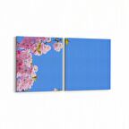 Olla 10609K2Y Ağaç Görseli Kare 2'li Yatay Kanvas Tablo (Ölçü: 105X50)