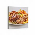 Olla 14970K Gıda Görseli Kare Kanvas Tablo (Ölçü: 25X25)