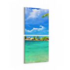 Olla 14167K2D Doğa / Manzara Görseli Kare 2'li Dikey Kanvas Tablo (Ölçü: 30X65)