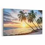 Olla 15984Y Günbatımı Görseli Yatay Kanvas Tablo (Ölçü: 150X100)