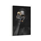 Olla 16814D Model / Manken Görseli Dikey Kanvas Tablo (Ölçü: 20X30)