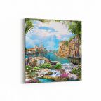 Olla 13629K Doğa / Manzara Görseli Kare Kanvas Tablo (Ölçü: 100X100)