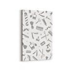 Olla 16334D Kuaför / Berber Görseli Dikey Kanvas Tablo (Ölçü: 60X90)