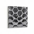 Olla 12435K Beton Görseli Kare Kanvas Tablo (Ölçü: 60X60)