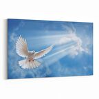 Olla 15561Y Gökyüzü Bulut Görseli  Yatay Kanvas Tablo (Ölçü: 30X20)