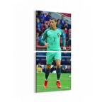 Olla 17191K2D Spor Görseli Kare 2'li Dikey Kanvas Tablo (Ölçü: 30X65)