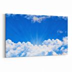 Olla 15382Y Gökyüzü Bulut Görseli  Yatay Kanvas Tablo (Ölçü: 120X80)